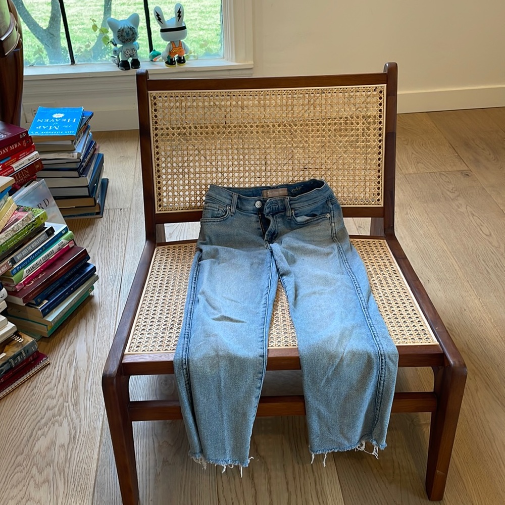 For All Mankind Straight Leg distressed Jeans